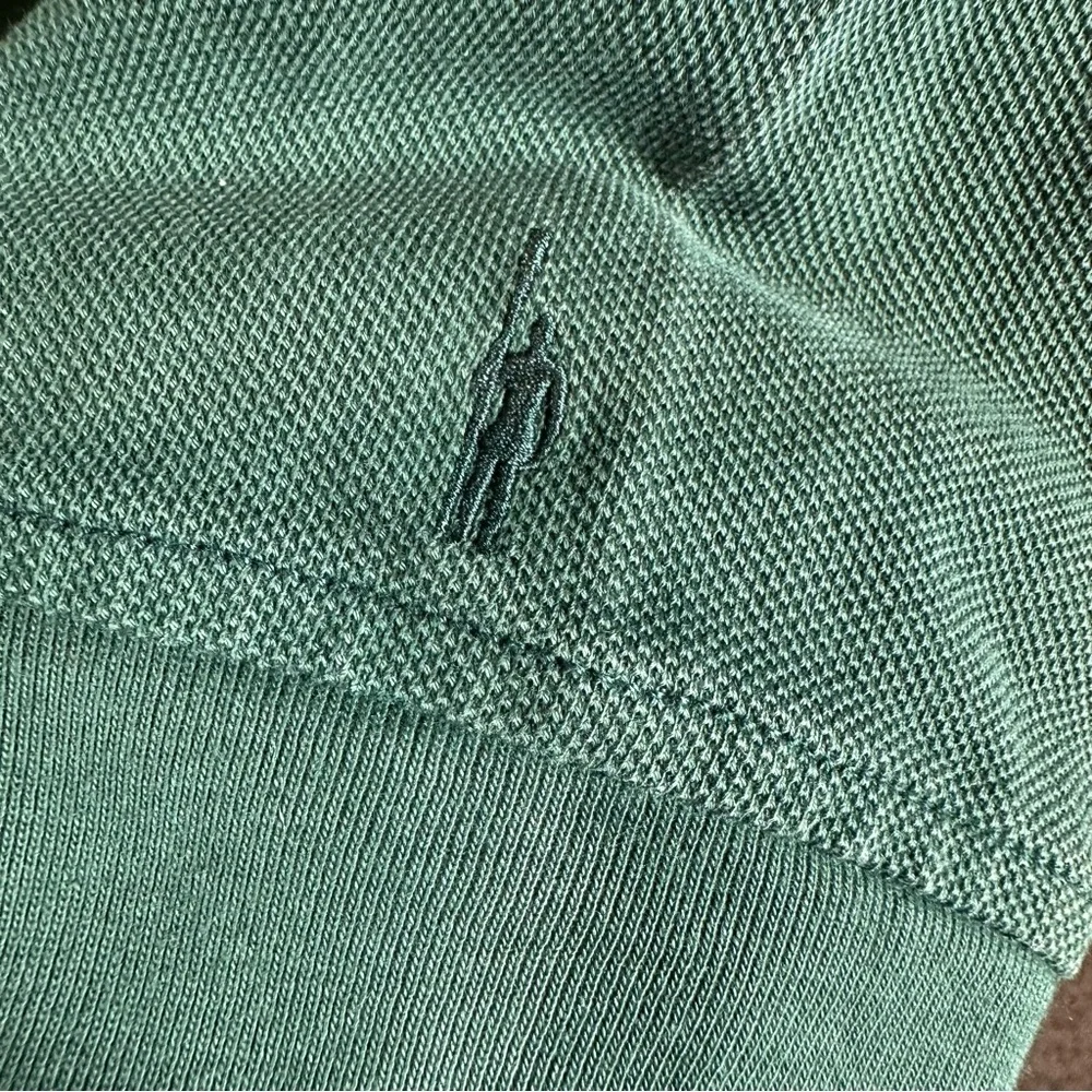 J.CREW Oarsman Men's XS Green Long Sleeve Polo Vintage Inspired
